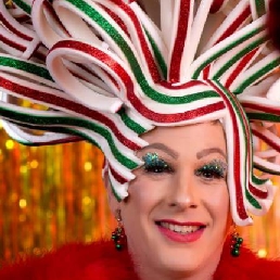 Animatie Cuijk  (NL) Carnaval Dragqueen Kitty Glamourus