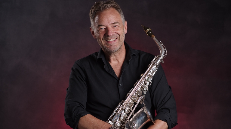 Saxophonist Philip Stobbelaar