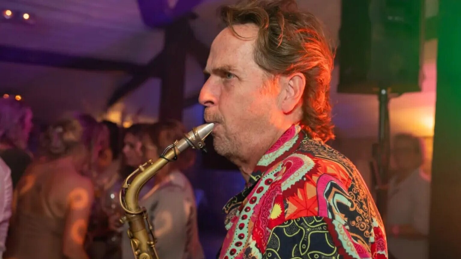 Saxophonist Jan van Oort