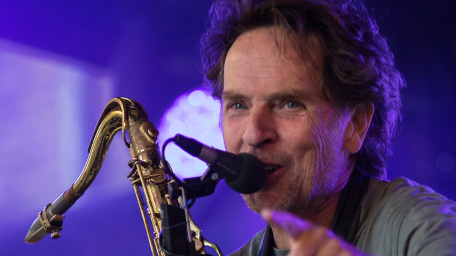 Saxophonist Jan van Oort