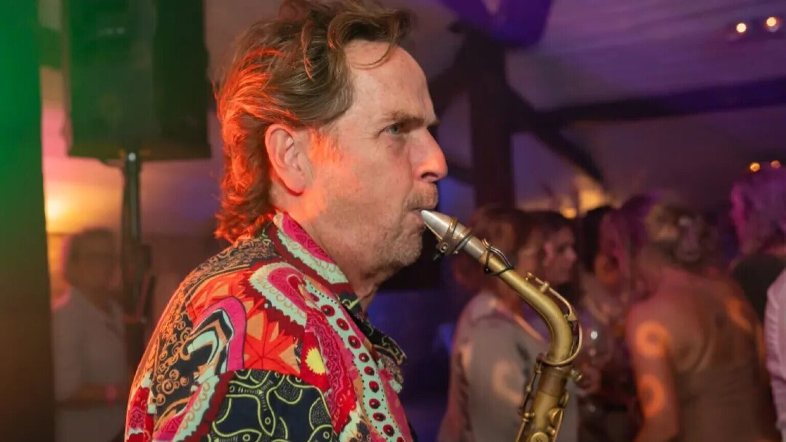 Saxophonist Jan van Oort