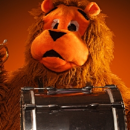 The Orange Lion with Drum - King's Day