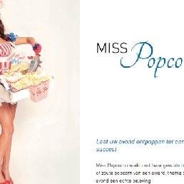 Miss Popcorn - uitdeeldames popcorn USA