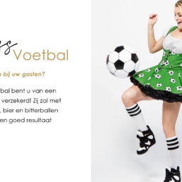 Miss Voetbal - Hostess voetbal thema