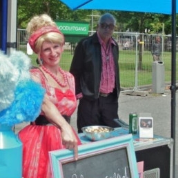 Suikerspinmachine met Animatie