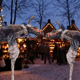 Reindeer on Stilts