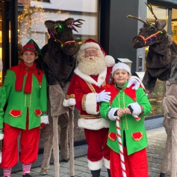 Reindeer on Stilts - Christmas-winter act