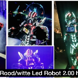 Cyber Led Robot Duo op stelten