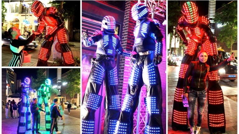 Cyber Led Robot Duo