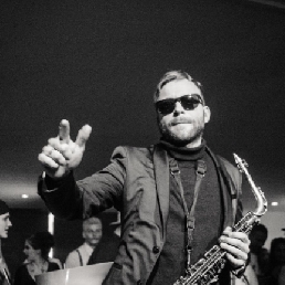 Saxophonist Piotr Torunski