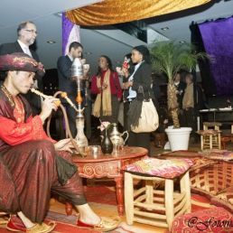 Event show Den Haag  (NL) Aladdin and his Oriental water pipe terrace