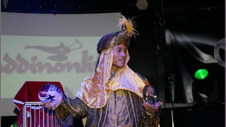 Aladdin on stage