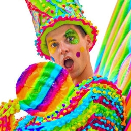 Stilt Act - Stiltwalkers - Candy Colors