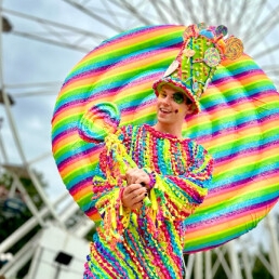 Stilt Act - Stiltwalkers - Candy Colors