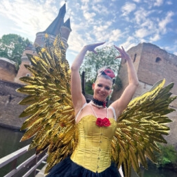 Actor Waalwijk  (NL) Stilt Act - Stiltwalkers - Magic Gold