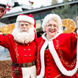 Beautiful Santa & Christmas Woman Meet & Greet