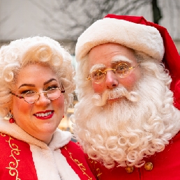 Beautiful Santa & Christmas Woman Meet & Greet