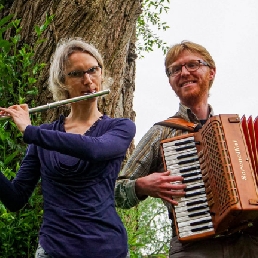 Band Noordbroek  (NL) Folk duo Folkus