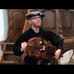 Medieval hurdy-gurdy