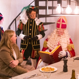 Huisbezoek van Sinterklaas in Amsterdam