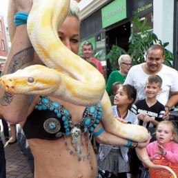Actor Spijkenisse  (NL) Snake charmer: Miss Nagine
