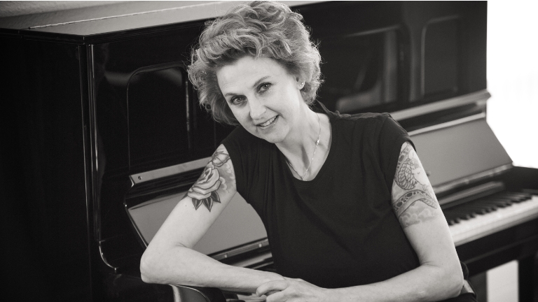 Pianist Jacqueline van der Zee