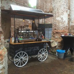 Barista met Mobiele Espressobar