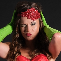 Burlesque act (Christmas): Miss Grinch