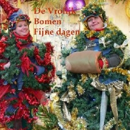 Animatie Delft  (NL) Zingende kerstbomen