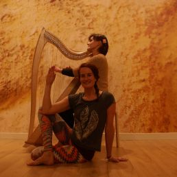 Yoga with live Harp