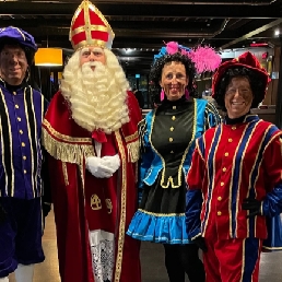 Sinterklaas and his Pieten on a visit