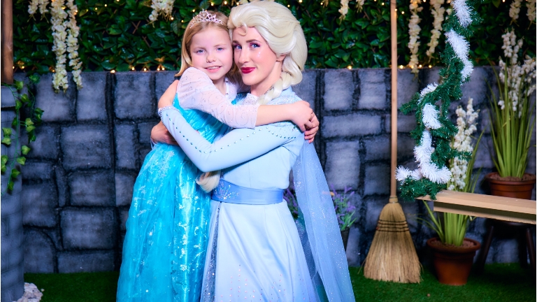 Prinses Elsa op bezoek