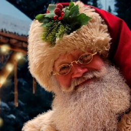 Santa with a real beard