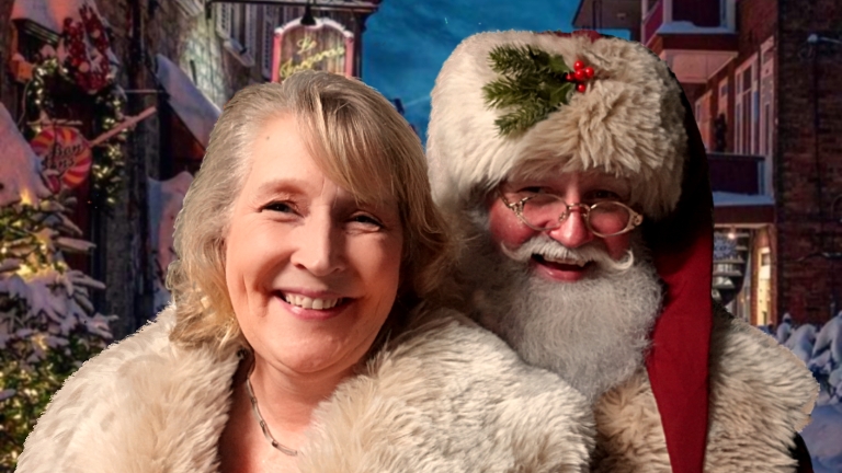 The real Santa & mrs. Claus