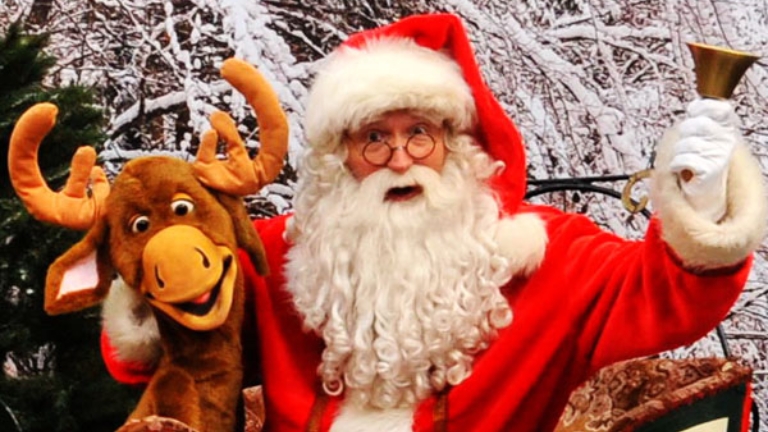 Kerstman en Rudolf