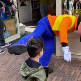 Goofy op bezoek kort