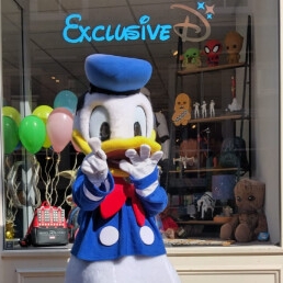 Character/Mascott Hoevelaken  (NL) Donald Duck visiting briefly