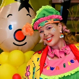 Fleurige Ballonnen Clown +schminkster(s)