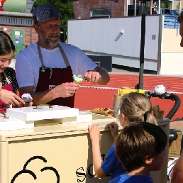 Food truck Hilversum  (NL) Scoop ice cream bicycle