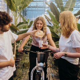 Food truck Ede  (Gelderland)(NL) Cycle your own smoothie! (Smoothie Bike)
