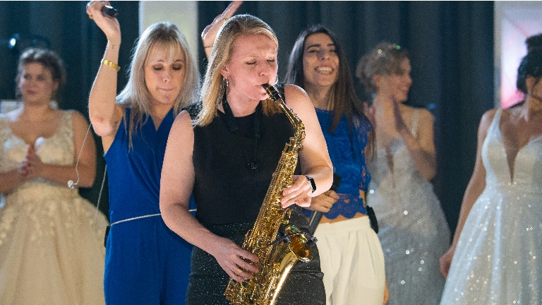Monique on Sax