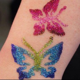 Make-up artist Amsterdam  (NL) BlingBling Glitter Tattoo