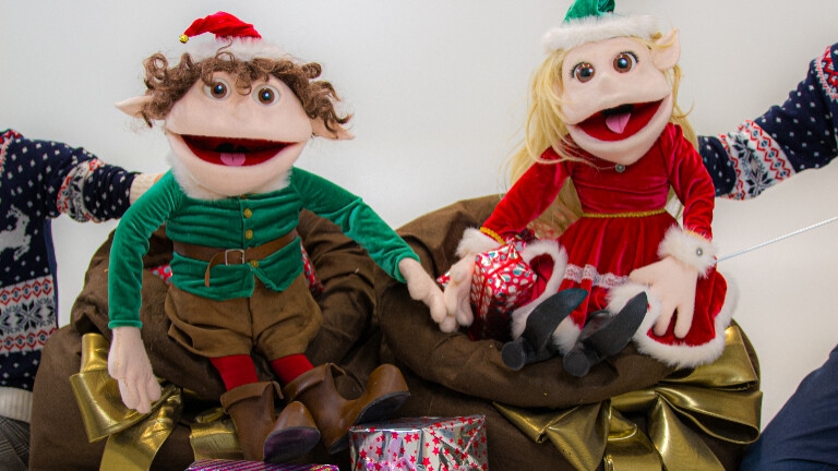 Christmas Doll Act: Elvis & Elfie