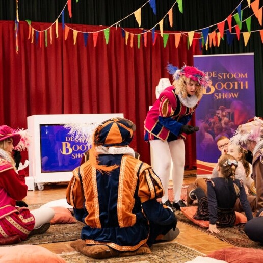 Mini Stoombooth Show met de Sint!