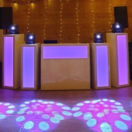 Spectacular wedding party with DJ show