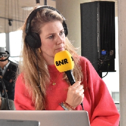 Presentator Anne-Greet Haars