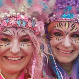 Schminker Eindhoven  (NL) Carnaval met Tante Tinus Schminkt