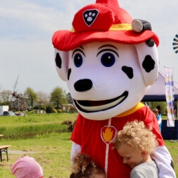 Knuffelige Paw Patrol Marshall mascotte