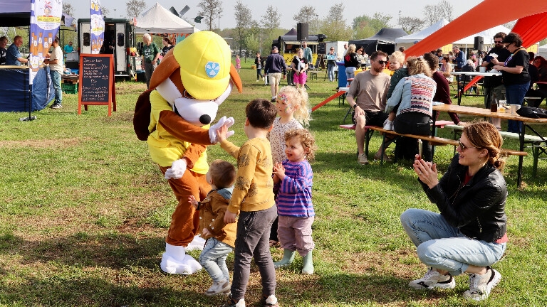 Paw Patrol mascot Rubble - walking act