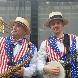 Band Leersum  (NL) een swingend "Dixie duo"